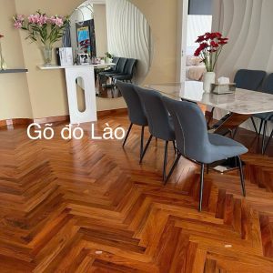 sàn gỗ gõ Đỏ Lào